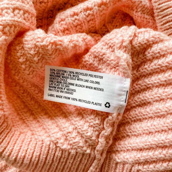 Sandy Liang x Target Sweetheart Neckline Waffle Knit Sweater Pullover Tank Top - Picture 7 of 7